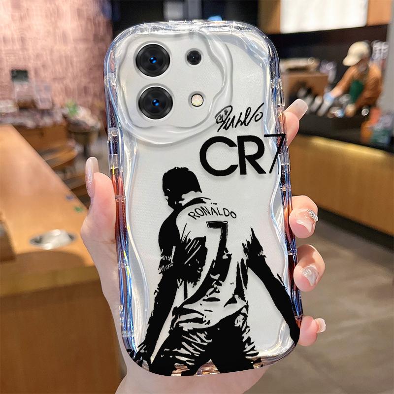 Coque CR7 pour Xiaomi Redmi Note 14 13 12 11 10 Pro Plus 5G 9 14C 13C 4G 12C 10C 10S A2 A1 Coque antichoc souple en silicone liquide