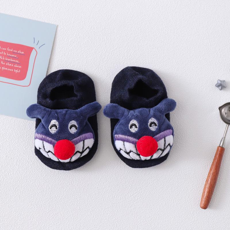 Spring & Autumn 2023 Baby Non-slip Invisible Socks: 3D Cartoon Doll Floor Socks
