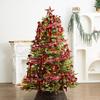 Red Velvet Ribbon Bow for Christmas Gift Box & Tree Decoration