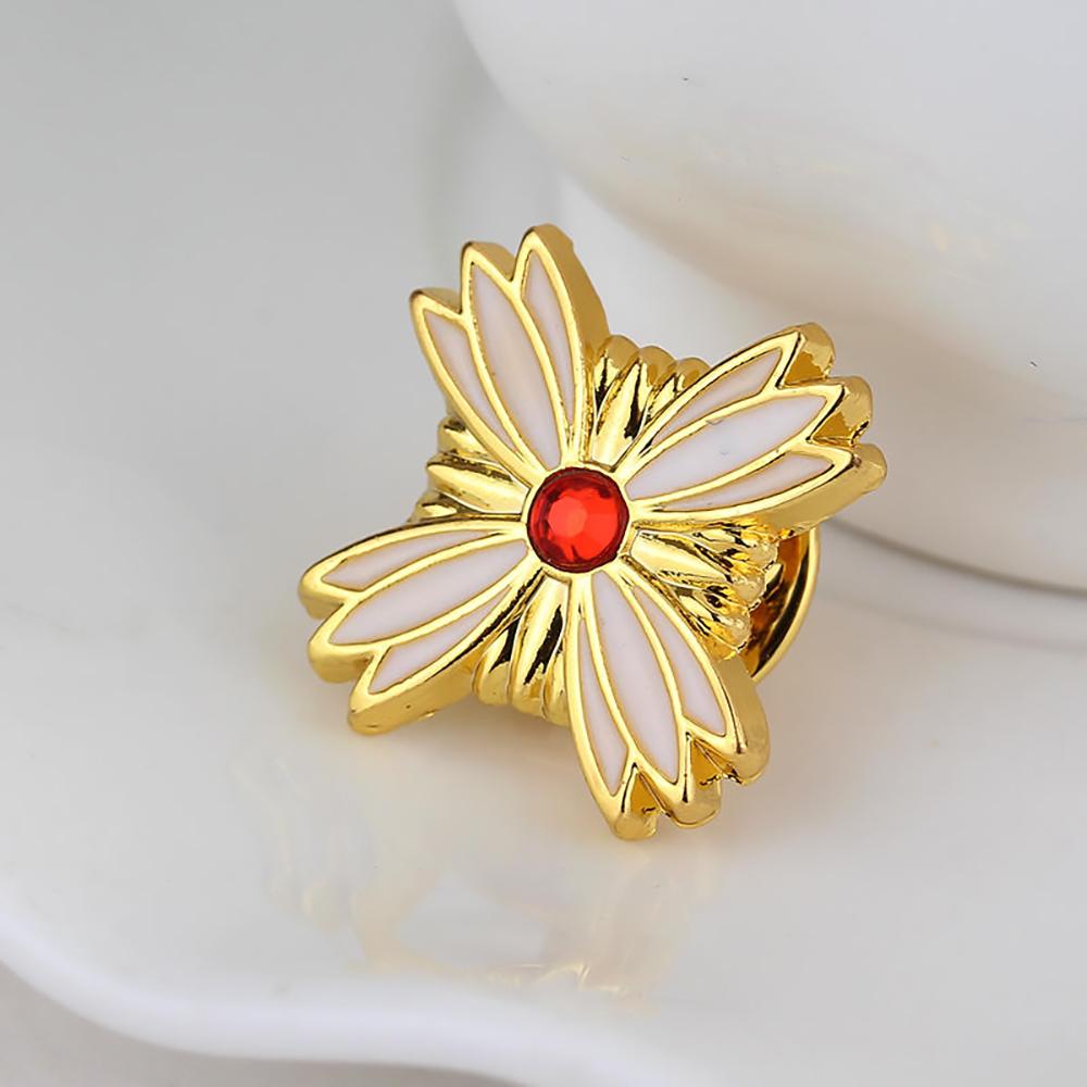 Ace Attorney Apollo Justice Badge Brooches Pins Japan Lawyer Prosecutor Judge Metal Lapel Badge For Men Bag Coat Jewelry Gifts