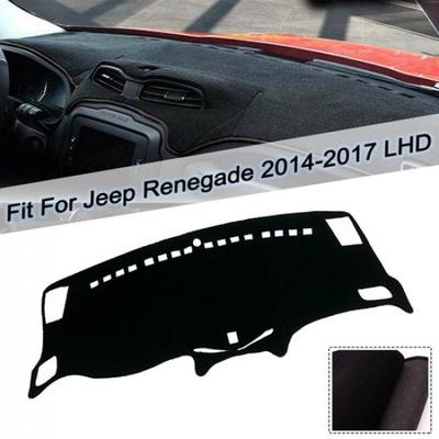 DashMat Dashboard Mat Cover Non-Slip Sun Protector For Jeep Renegade 2014-2017