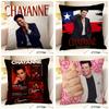 Latin Pop Music C-Chayanne 1 Pillow Case Natural Linen Organic Fabric Double-Sided Printing Sofa Home Decor Gift Pillow Case