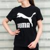 PUMA Classics Logo Casual Short Sleeve T-Shirt Men Tops Black 579405-01