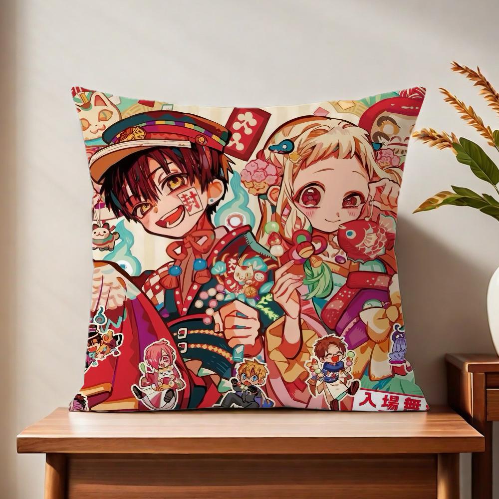 TtoiletBbound anime cute cushion cover For Pillow Printing Sofa Decoration Home Car Room Coffee Shop Office Nordic Simplicity