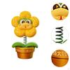 Cute Snake Year Flower Figurine