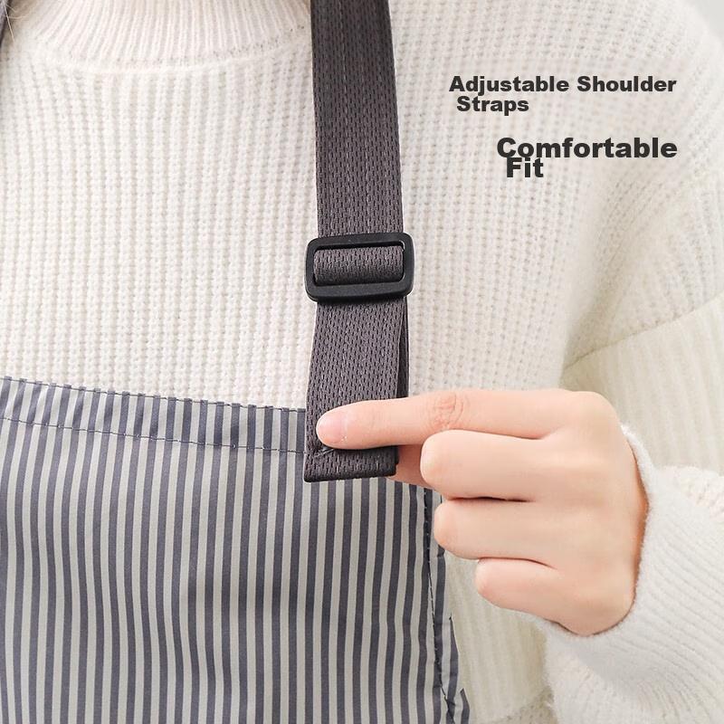 LYNN Thick Waterproof And Oil-Resistant Apron, Wipeable, Unisex Kitchen Baking Apro