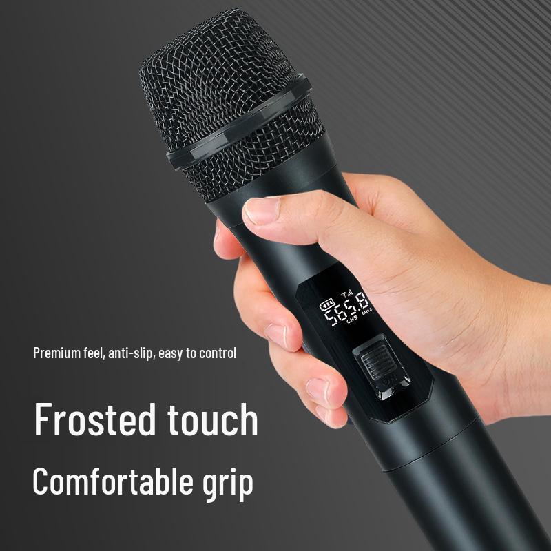 Wireless Microphone for KTV Karaoke, Home Singing, Outdoor Events, and Meetings
