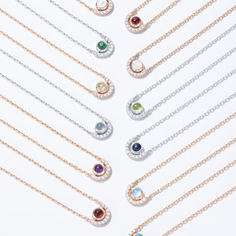 

DIDIER DUBOT Birthstone Necklace (Choose 1 of 12) JDRNPYF72 December_JDRNPYF72BL