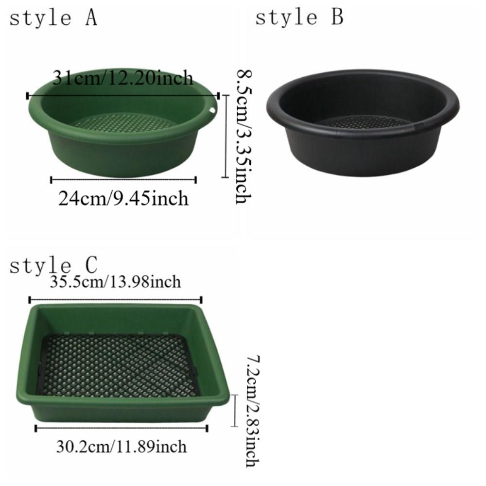 Plastic Gardening Soil Sieve Multi-Size Mesh Gravel Filter Tool Soil Filter Mesh Soil Sifting