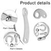 Braccio di coppia per E-Bike per M12 M14 M16 Braccio di coppia per Motore Hub ad Alta Velocità MXUS Bafang Anteriore Posteriore Accessori Bicicletta Elettrica