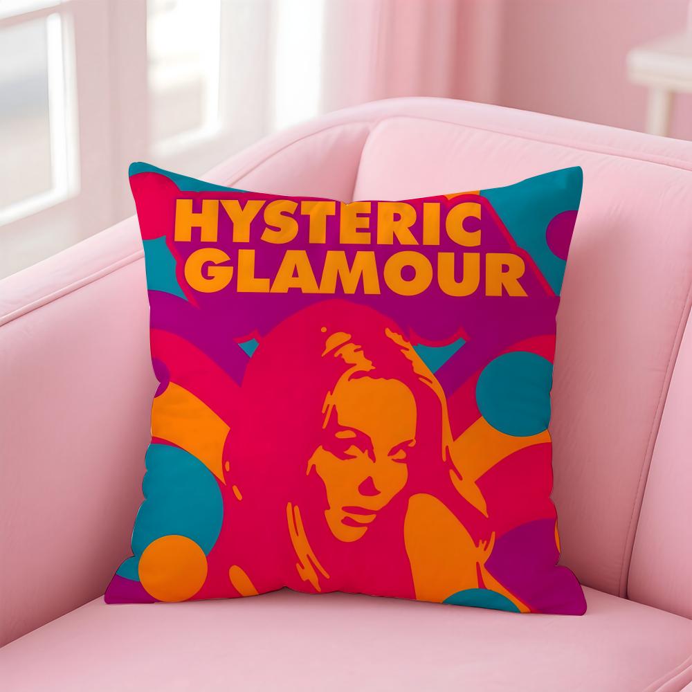 Brand H-Hysteric G-Glamour Cushion Cover Comfortable Reversible Pillow Cover Ideal for Car Sofa Bedroom & Beyond