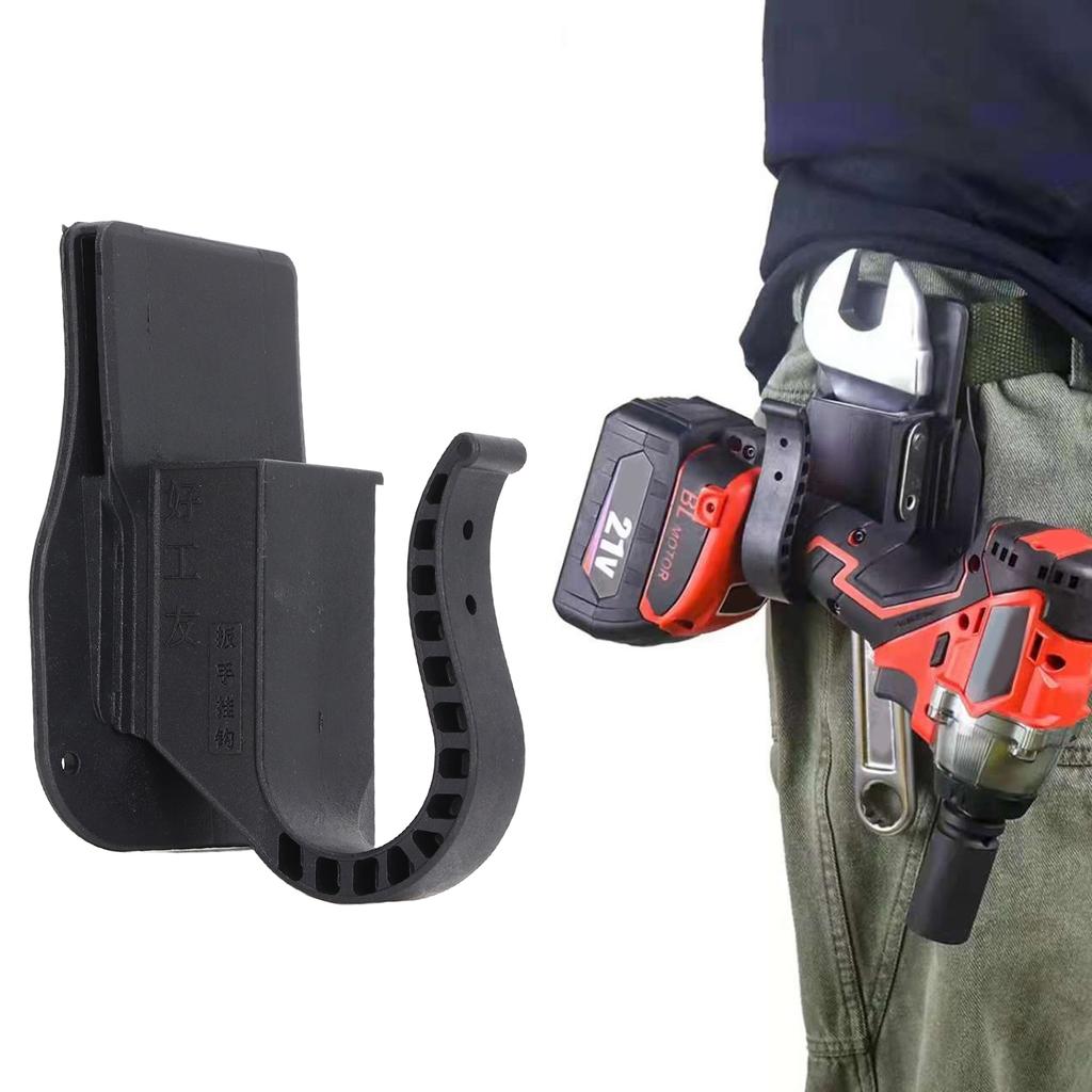 Toc pentru curea Toc pentru mașină de găurit Suport pentru curea de scule Multifuncțional cu coardă de siguranță pentru mașină de înșurubat cu impact Toc pentru mașină de înșurubat Toc pentru curea de mașină de găurit