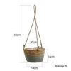 Woven Hanging Basket for Pothos - Creative Balcony Flower Pot