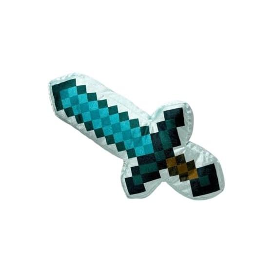 Minecraft Weapon BIG Plush Toy Approx. 40cm Cosplay Cushion (Diamond Sword)