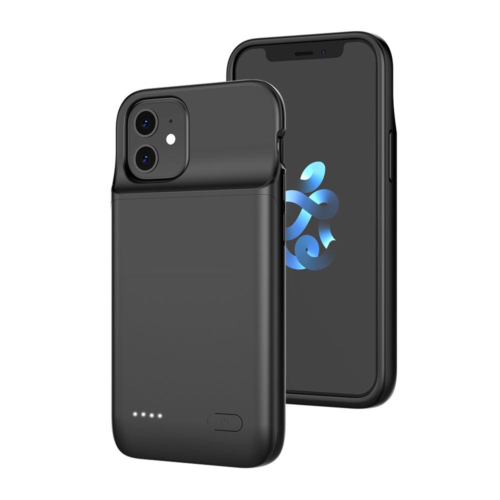 For iPhone 12/12Pro External Battery Charger Case Power Bank Cover