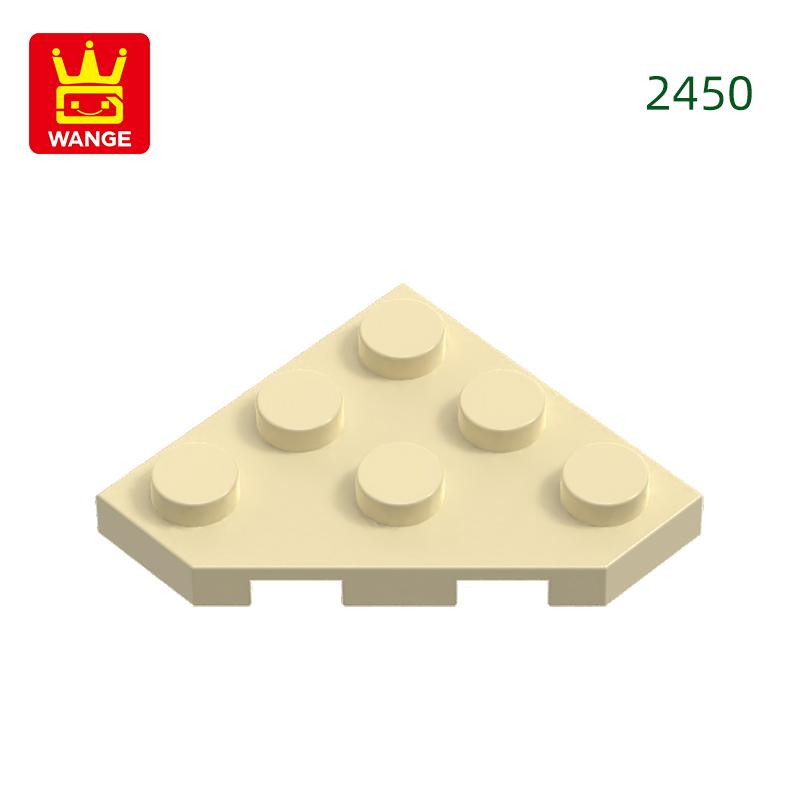 Ungiftig 100 Stück/Los 2450 3x3 Keilförmige Platten Bausteine Moc Kompatibel Mit Allen Markensteinen Kinderspielzeug Geschenkbox