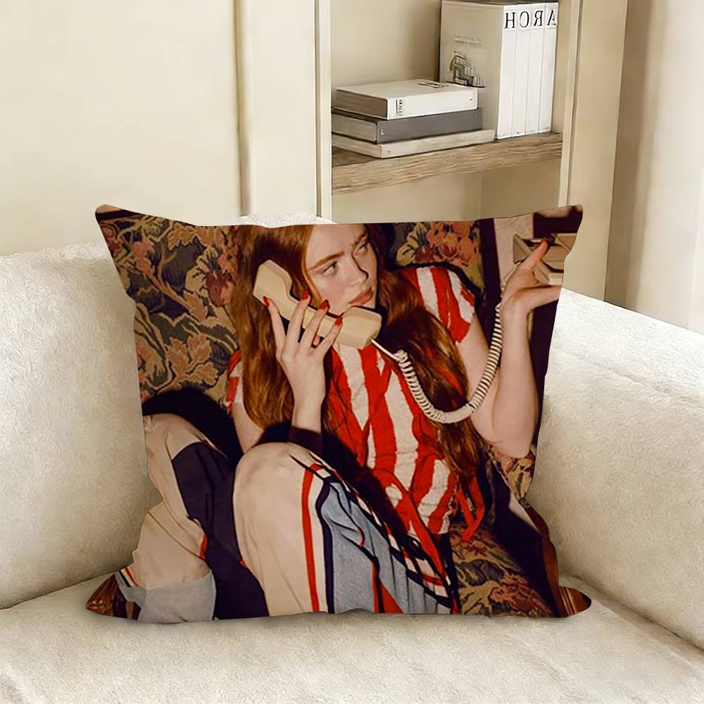 SSadie SSink Various Sizes Square Pillow Case For Car Home Bedchamber Decor