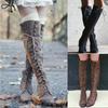 Elegant Womens Over The Knee Lace Up Bandage Thigh High Combat Low Heel Boots Flat Shoes For All-day Comfort