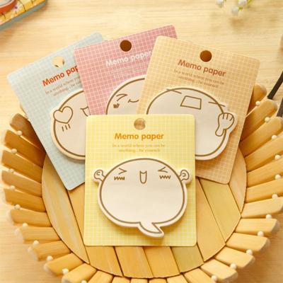 Paper Thickness Cartoon Cute Onion Smilies Sticky Not Easily Damaged Strong Viscosity Notes Notepad Paper Sticky Notes Student
