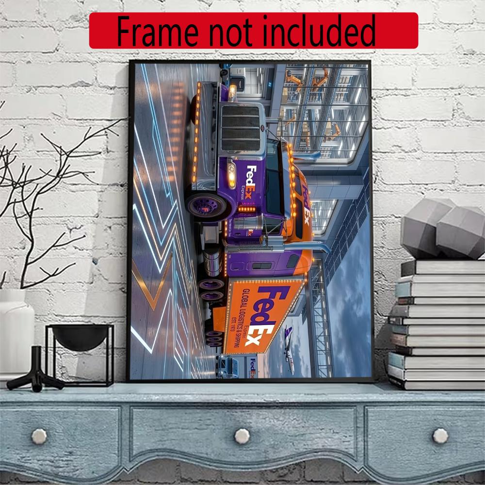 Kenworth 5D Diy Diamond Painting Round Diamond Diy Frameless Holiday Artwork Suitable For Home Office Wall Decoration