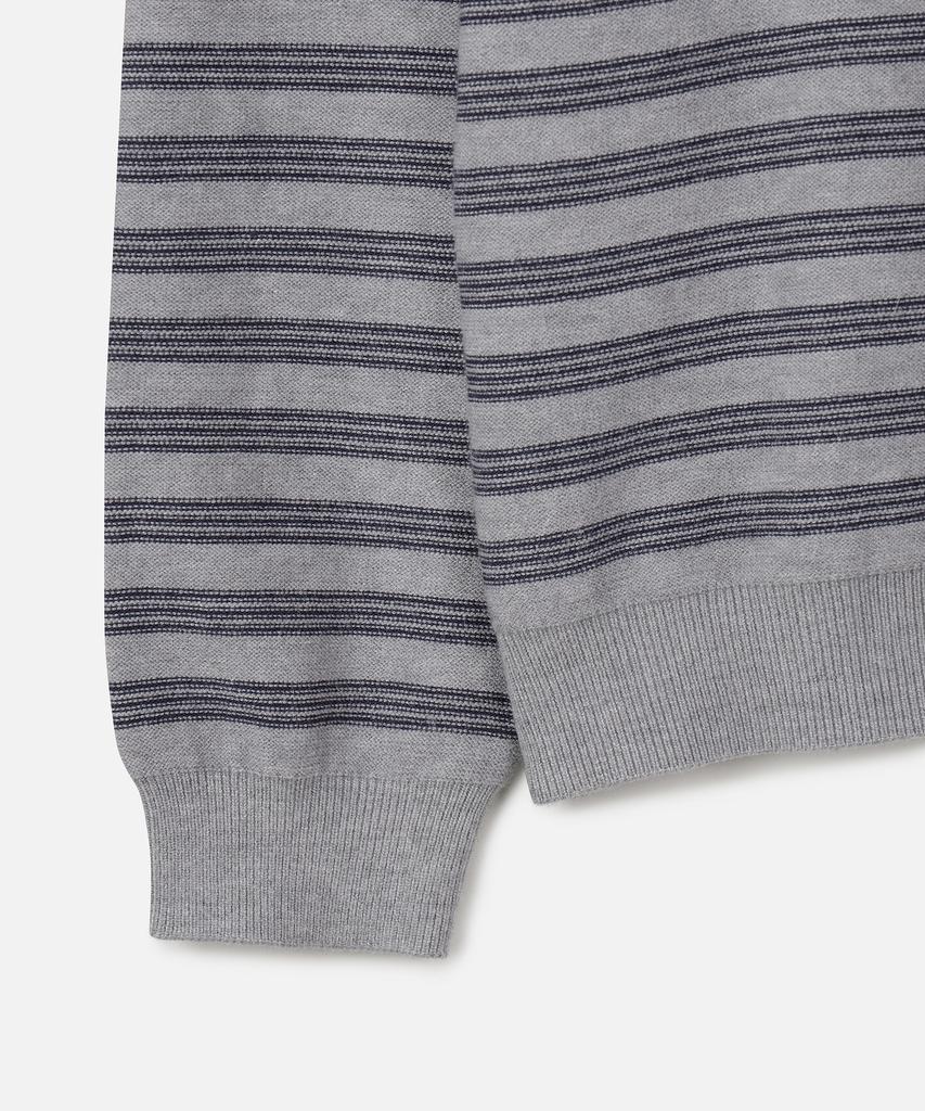 247SERIES Multi-Stripe Knit Sweater Gray