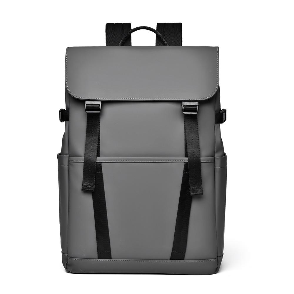 Men's Large-Capacity Water-Resistant Backpack - College Student Casual Laptop Bag