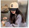 Women and Men Fashion Letter C Patch Baseball Cap Hat,Color Block Summer Sun Visor Design,For Daily Casual Wear & Sun Protection