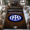 Inter Milan Personalized Name Carpet Design for Kitchen Playrooms Decorate room Dormitory Anti-slip Rug Anime Office Decor Best for Christmas