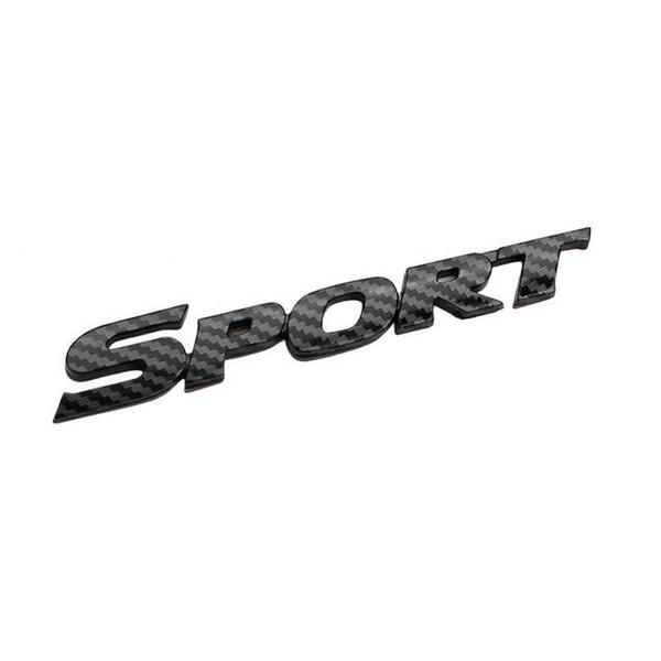 3D Metal Car Letters Logo SPORT Emblem Trunk Badge Decal For Yaris Corolla Camry Highlander CHR Sport Sticker Accessories