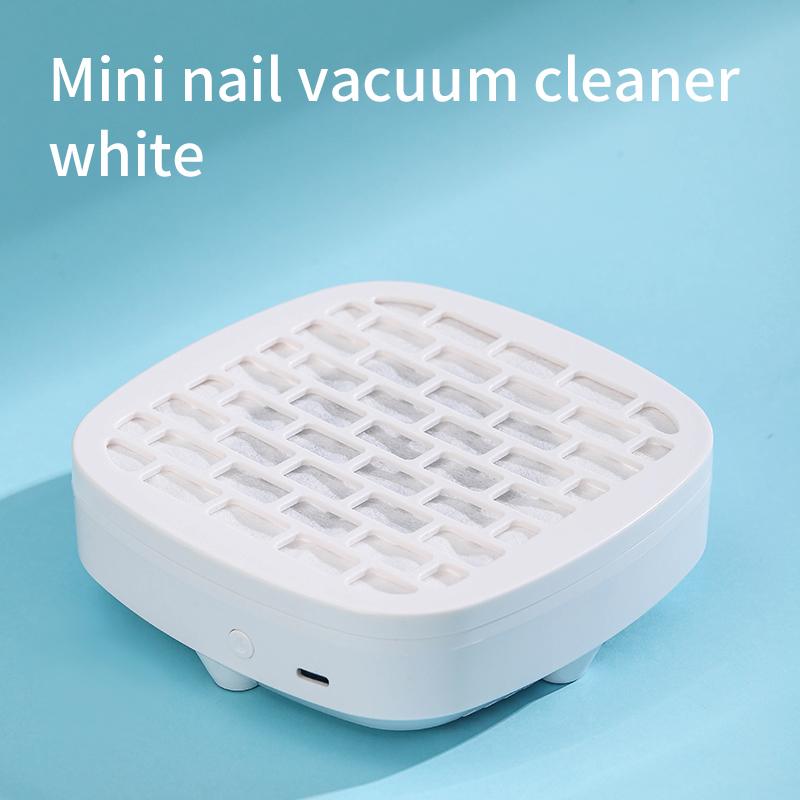 Mini Nail Collector Professional Nail Dust Extractor USB Dust Suction Collector Gel Nail Duster for Nail Art Salon Equipment