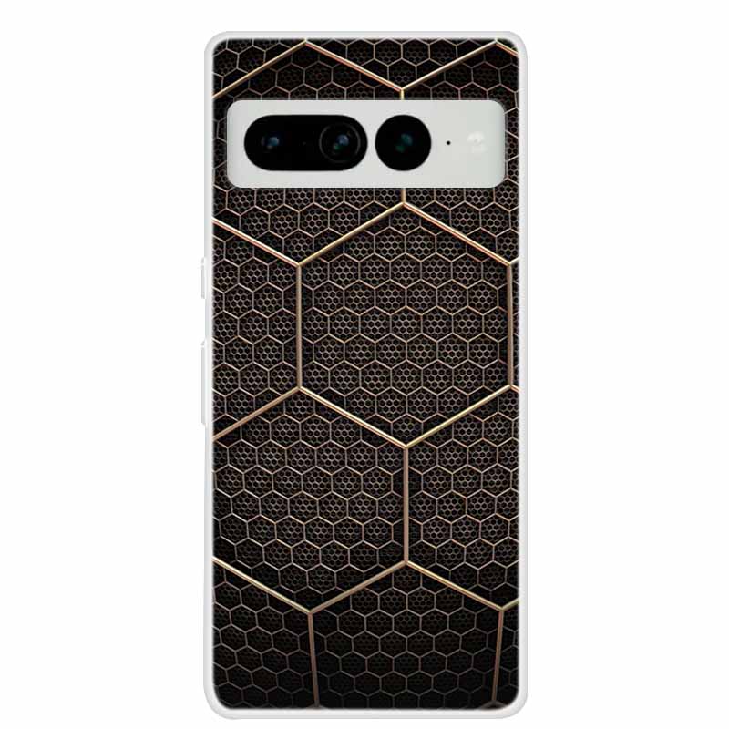 For Google Pixel 7 Pro Case Luxury Silicone TPU Soft Back Cover Phone Case For Google Pixel7 Pro Coque Audio Shockproof Funda