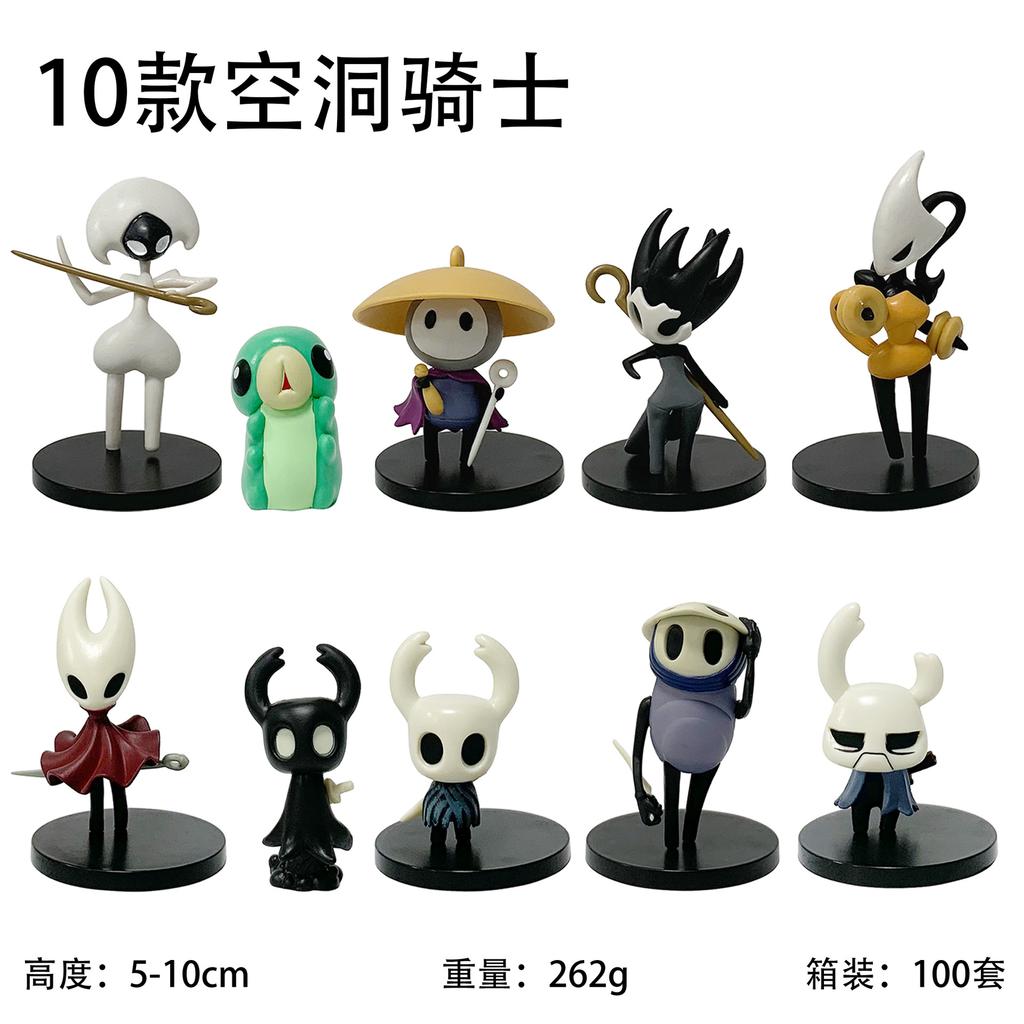 Hollow Knight Battle Version Action Figures The Knight Hornet Quirrel Grub Collectible Model Desktop Ornament For Game Fans