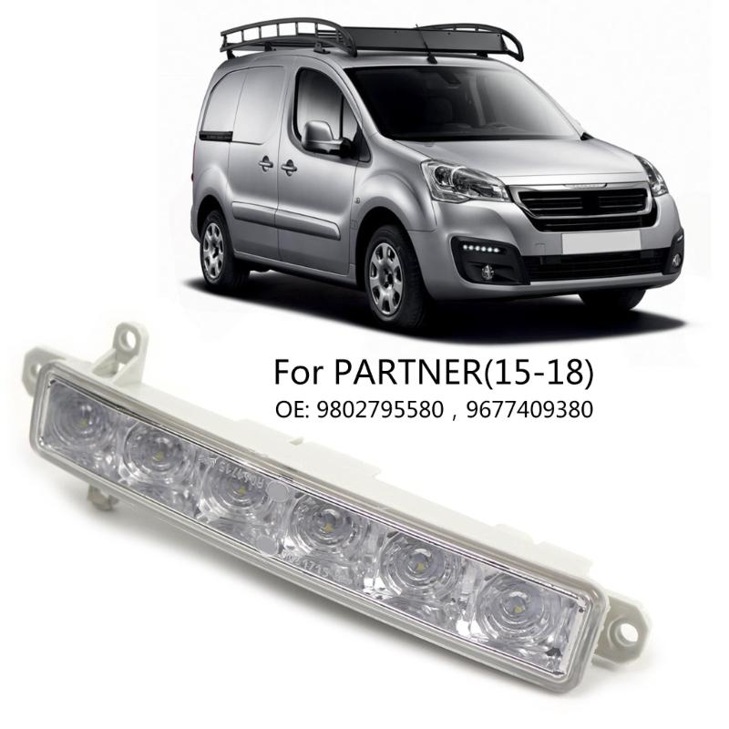 Waterproof LED Fog Daytime Running Light Turn Signal Light Vehicle Corner Lamp For 107 108 308 MK2 9802795580 9677409380