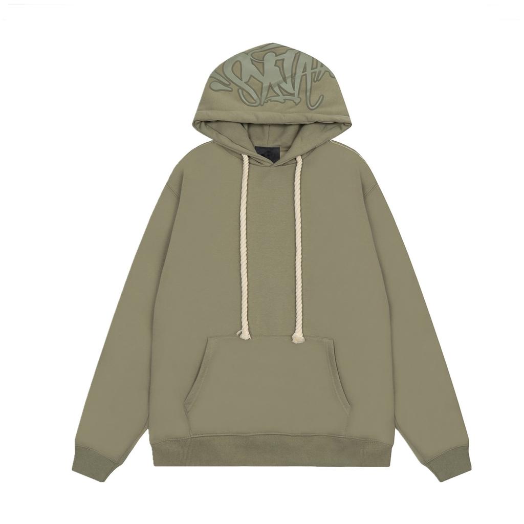 SynaWord Felpa con Cappuccio Larga Americana Pantaloni della Tuta Syna Marca Trendy per Uomo e Donna Hip Hop Street Coppia Tuta Casual