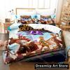 3D Printed Dungeon Defenders Game Bedding Set for Boys Girls Duvet Cover Pillowcase Twin Queen King Full Single Double Sizes