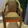 Recliner 2025 Rattan Chair - High Back, 500 Jin Capacity, for Home or Outdoor Dining & Leisure.