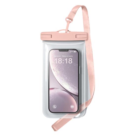 Waterproof Cell Phone Pouch Underwater Cell Phone Dry Bag Case Lanyard Beach Swimming Kayaking Boating Clear Phone Holder Protector