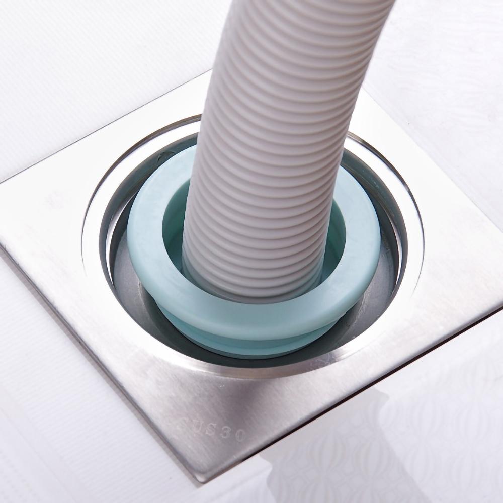 

PP Insect Proof Anti-odor Sealing Cover Sewer Pipe Seal Ring Washing Machine Pipe Connector Floor Drain Plug Kitchen Bathroom розовый