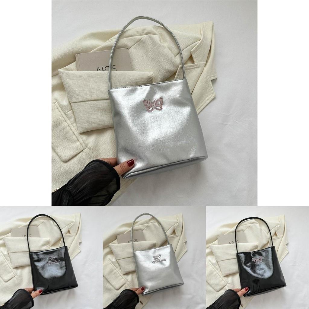 Stylish Vintage Pu Bucket Bag Trendy Large Capacity Shoulder Bag For Women 2023