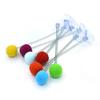 Cat Fur Ball Spring Toy for Cat Fun Interactive Boredom Relief Soft Fluffy Ball Toy for Indoor Home Entertainment