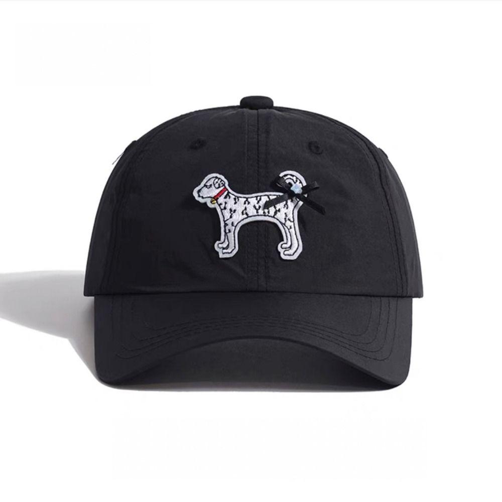 

Quick Dry Sun Hat Cartoon Dog Patch Sunscreen Hat Cute Baseball Cap