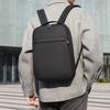 Sleek Minimalist Backpack with Front Zipper Pocket and Padded Shoulder Straps