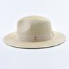 New Panama Soft Shaped Straw Hat for Women Men Summer Beach Sun Hats UV Protection Fedora Hat
