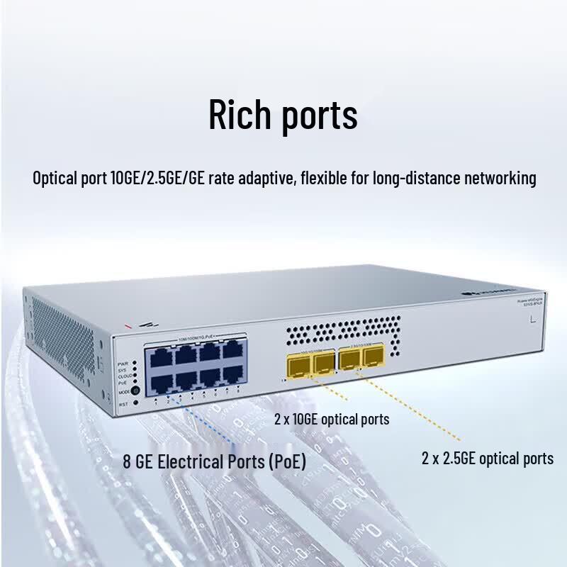Huawei Kunling S310S-8P4JX 8-Port 10G Managed Layer 3 Switch