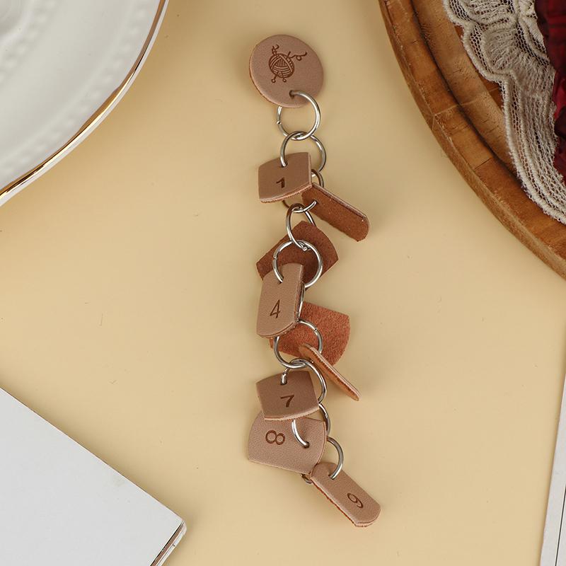 Number Stitch Markers Bead Chain Multifunction Crochet Digital Crochet Markers Knitting Markers DIY Sewing Accessories