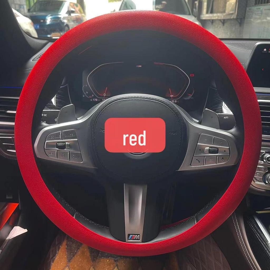Ultra-thin Silicone Steering Wheel Cover - Non-slip, Wear-resistant, Universal Fit for All Seasons