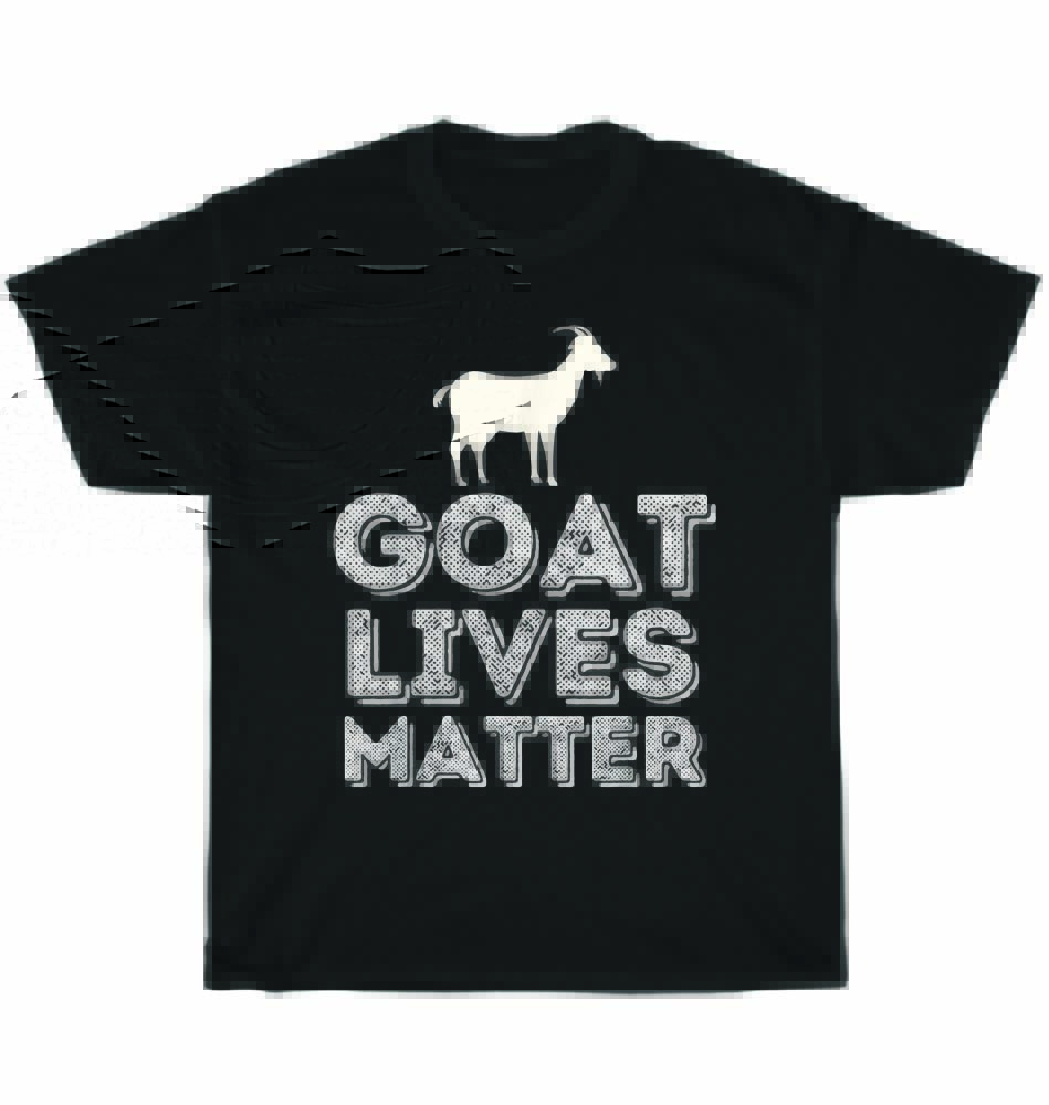

Goat Lives Matter Goats Lover Funny Farmer Farm Farming T-Shirt Unisex Tee Gift L