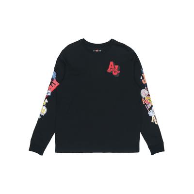Air Casual Sports Long Sleeve Crew Neck Sweatshirt Men Tops Black CV3408-010