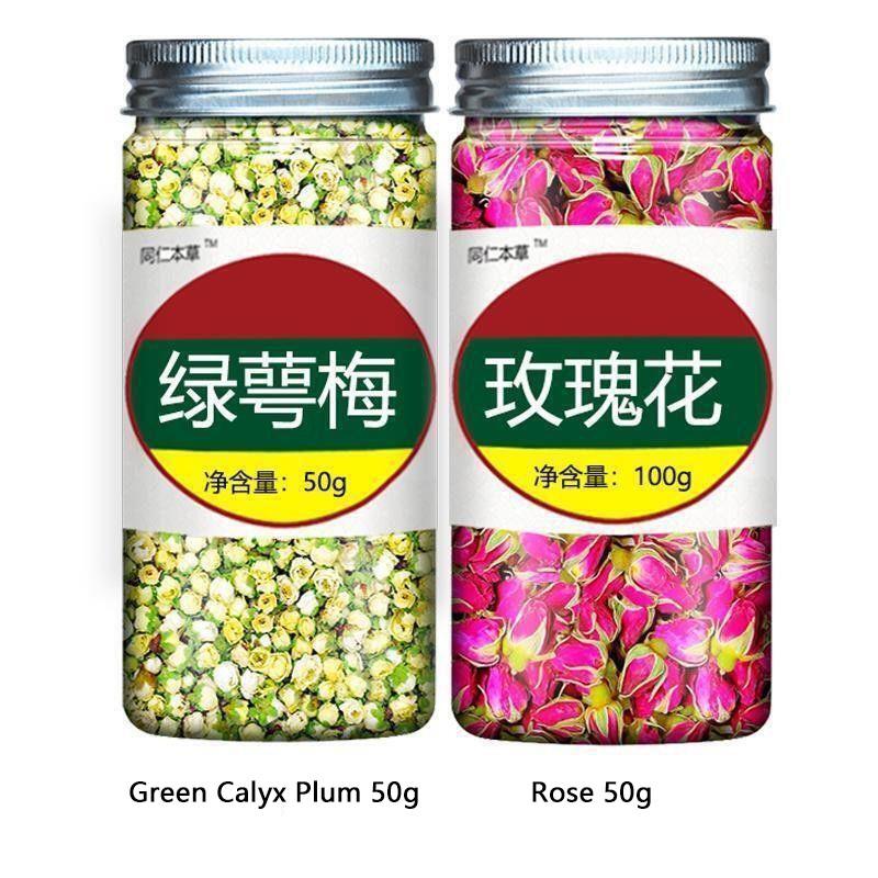 High-quality Green-calyx Plum Blossom & Rose & Jasmine Health Tea