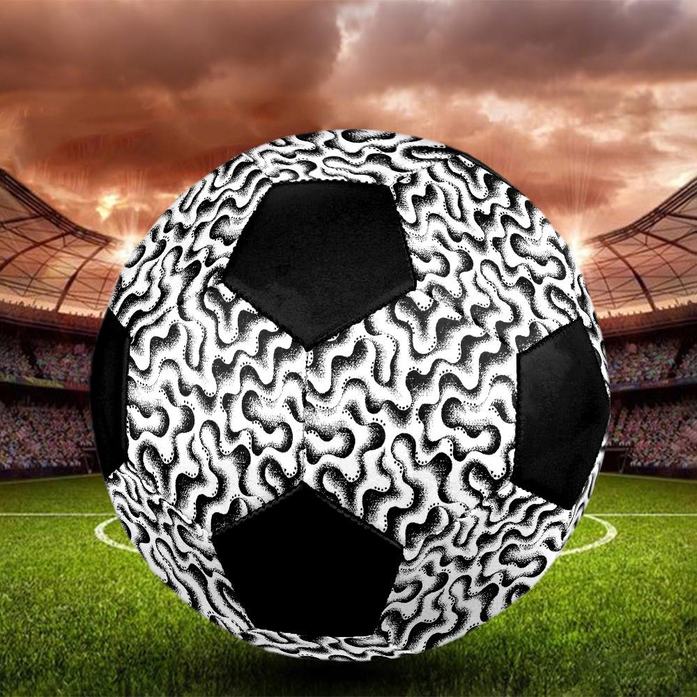 1pc Abstract Organic Outdoor Sports Football, Size 5, Comfortable And Durable Feel,Gift yy26060434